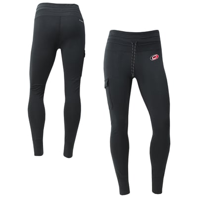  Carolina Hurricanes Columbia Women's Trek Omni-Wick Leggings - Black